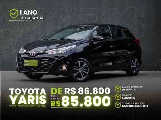 TOYOTA YARIS 1.5 16V FLEX XS CONNECT MULTIDRIVE TOYOTA YARIS 1.5 16V FLEX XS CONNECT MULTIDRIVE